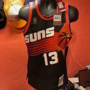 NEW Mitchell & Ness 1996 Steve Nash Basketball Jersey Phoenix Suns Mens Large